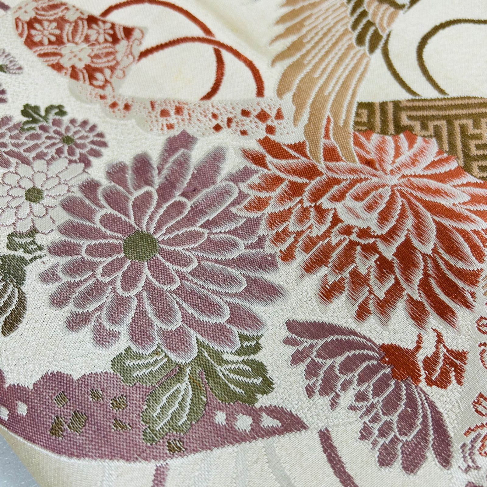 アンティーク 丸帯 正絹 3本 帯まとめ売り リメイク材料 m-645 - メルカリ