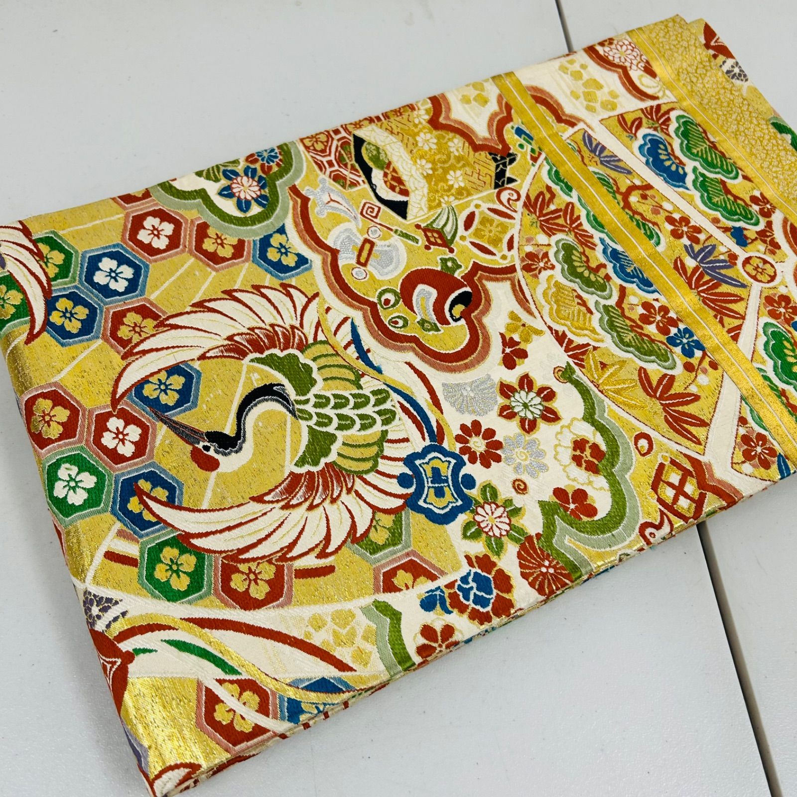 アンティーク 丸帯 正絹 3本 帯まとめ売り リメイク材料 m-647 - メルカリ