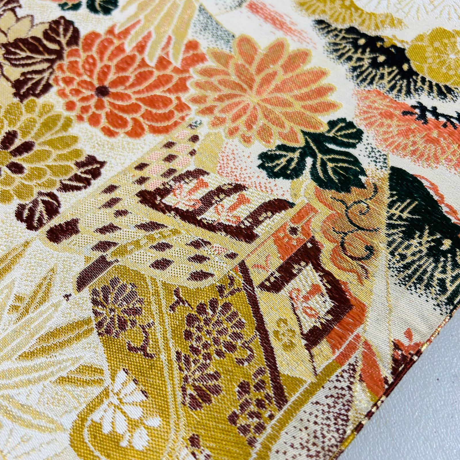 アンティーク 丸帯 正絹 3本 帯まとめ売り リメイク材料 m-647 - メルカリ