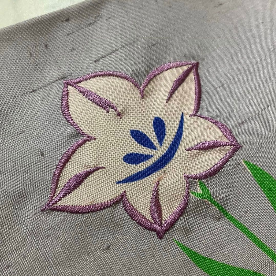  kimono one⬛️男前屋⬛️厳選⬛️お誂え品⬛️男着物⬛️しなやかな紬に友禅と刺繍⬛️正絹⬛️キングサイズ⬛️袷⬛️裄74丈157 5 着物 着物 浴衣