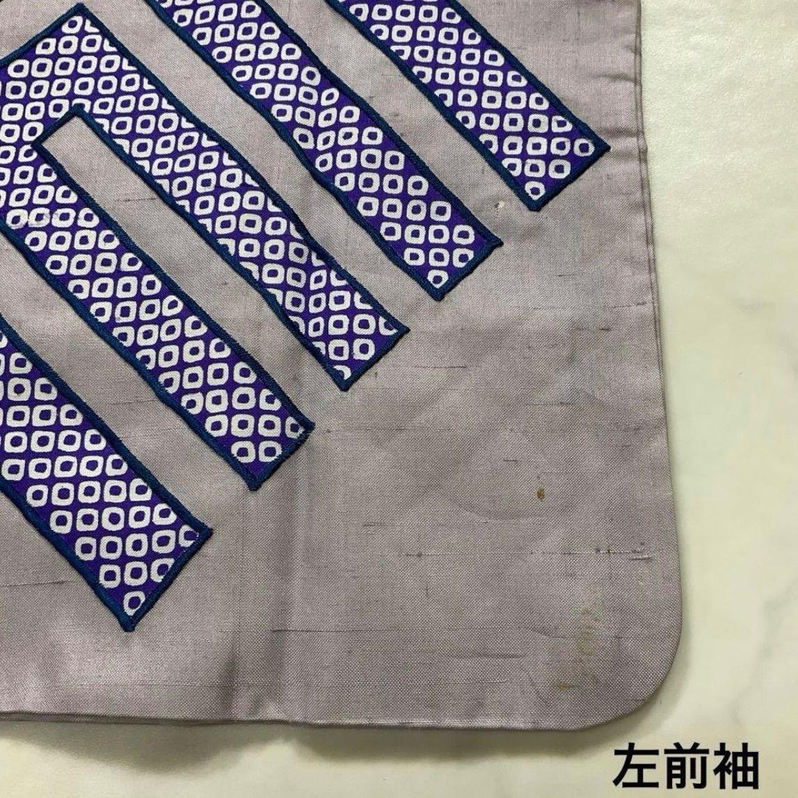 one⬛️男前屋⬛️厳選⬛️お誂え品⬛️男着物⬛️しなやかな紬に友禅と刺繍⬛️正絹⬛️キングサイズ⬛️袷⬛️裄74丈157