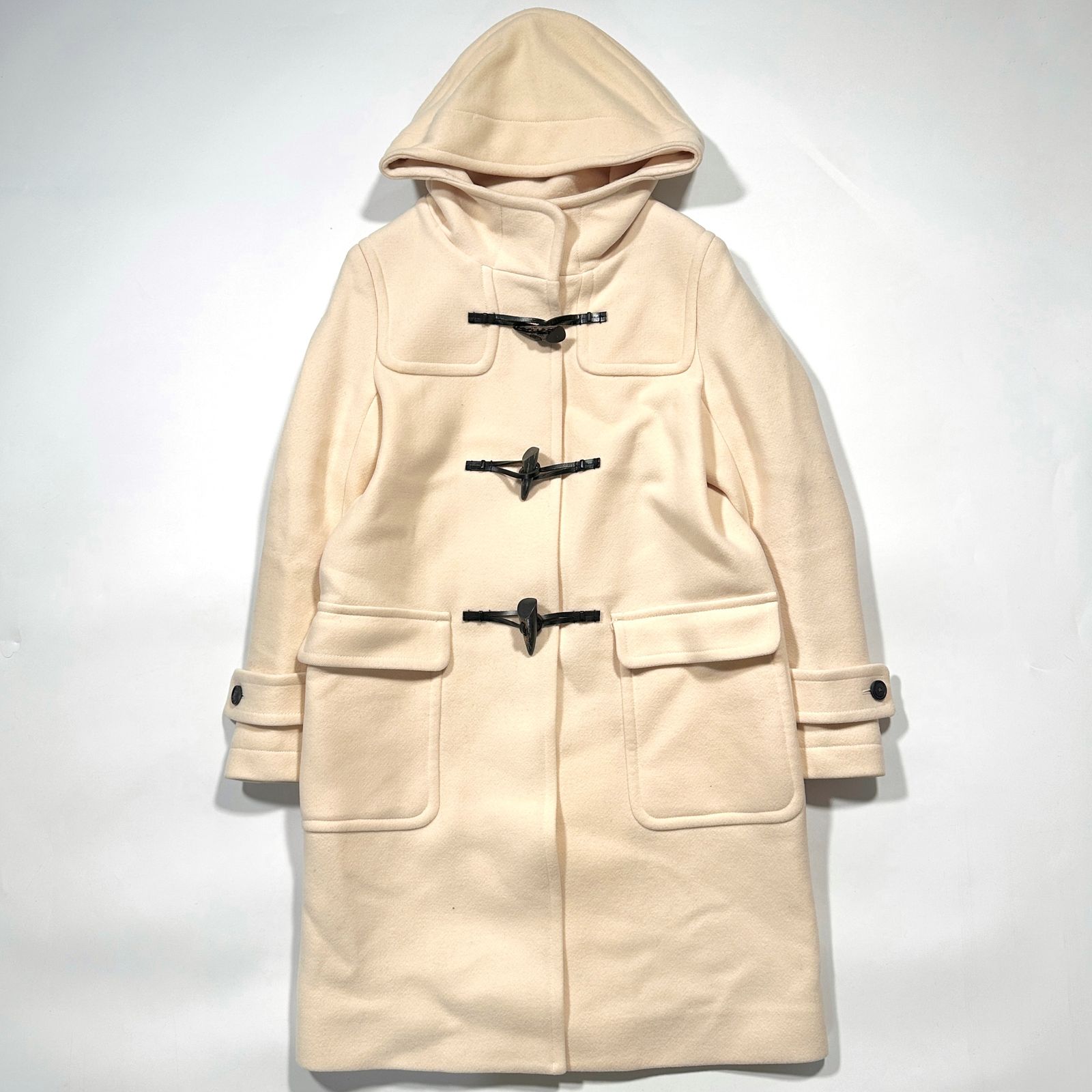 美品 MACPHEE マカフィー メルトン ダッフルコート ロングコート