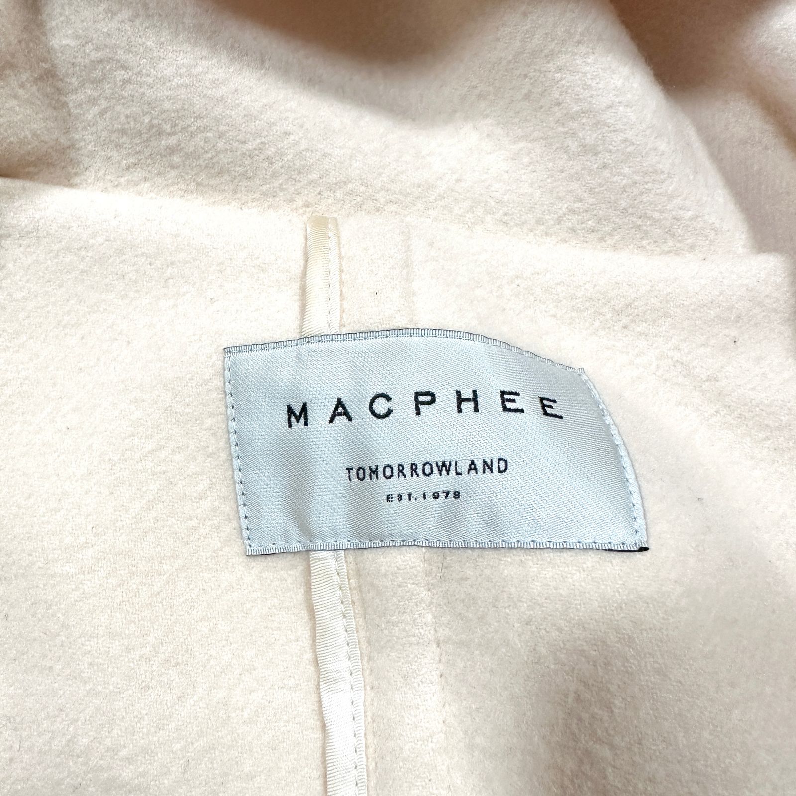 美品 MACPHEE マカフィー メルトン ダッフルコート ロングコート