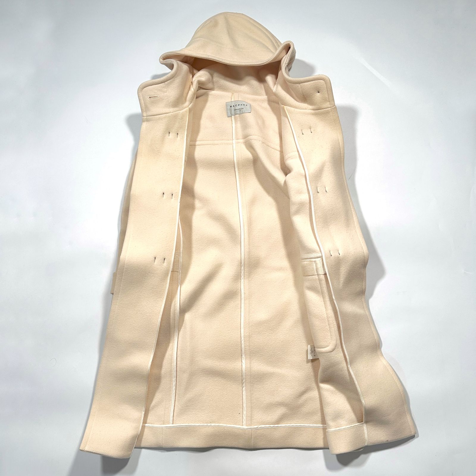 美品 MACPHEE マカフィー メルトン ダッフルコート ロングコート