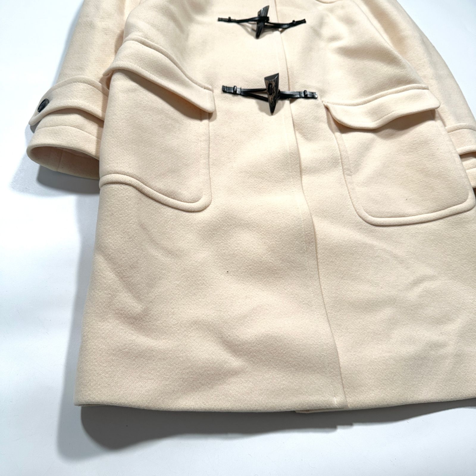 美品 MACPHEE マカフィー メルトン ダッフルコート ロングコート