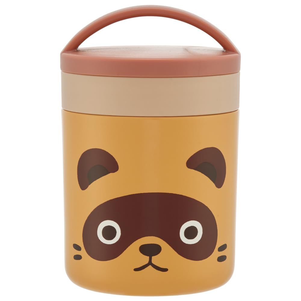 スケーター 抗菌 保温 保冷 スープジャー スープポット 300ml たぬき LJFC3AG-A [スープジャー]