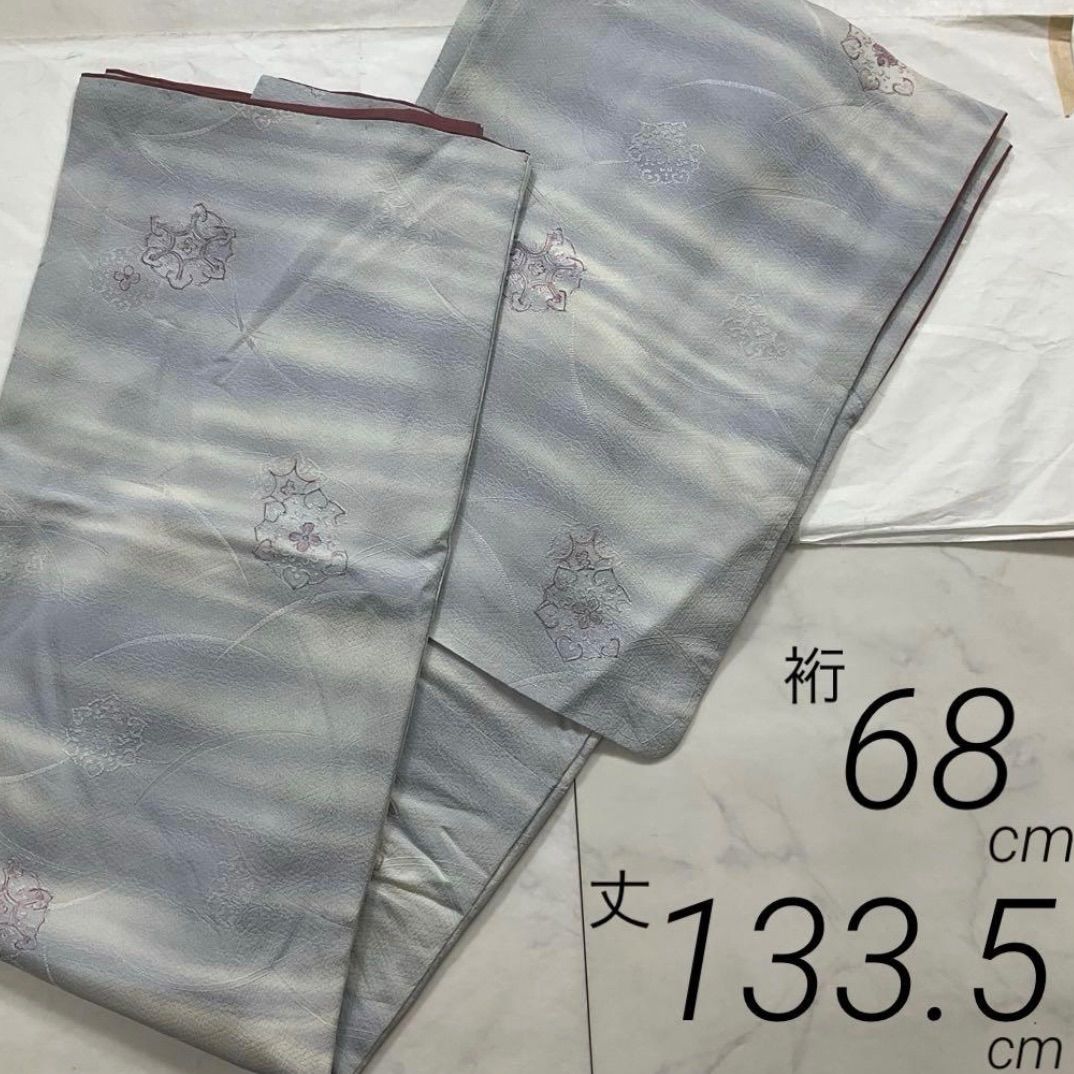 kimono one⬛️男前屋⬛️厳選⬛️お誂え品⬛️ 同然⬛️素敵な男着物⬛️正絹⬛️仕付け糸付き⬛️袷⬛️裄68丈133 5