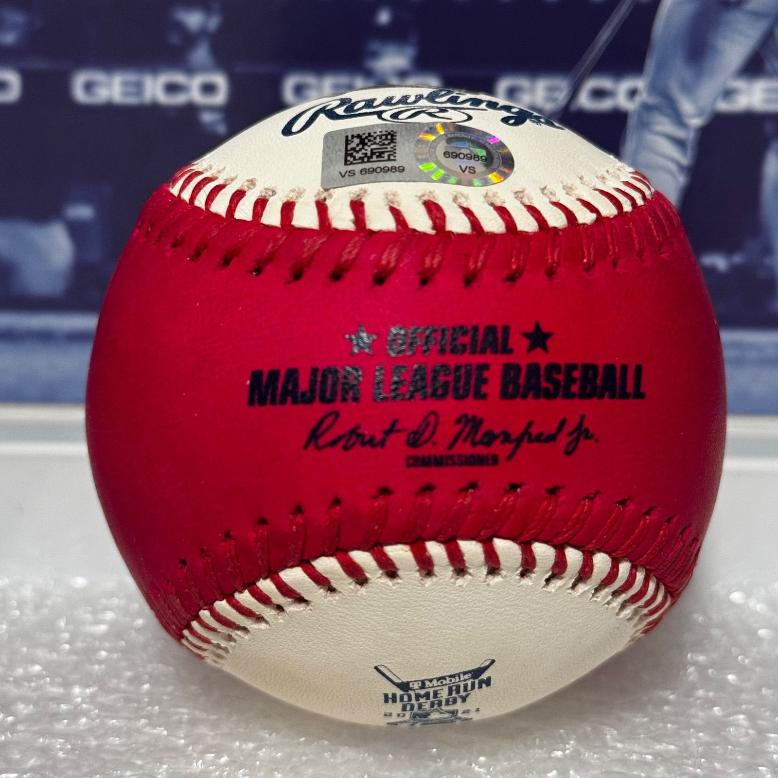 ドジャース 大谷翔平 直筆サイン 2021 ホームラン ダービー ピンク
