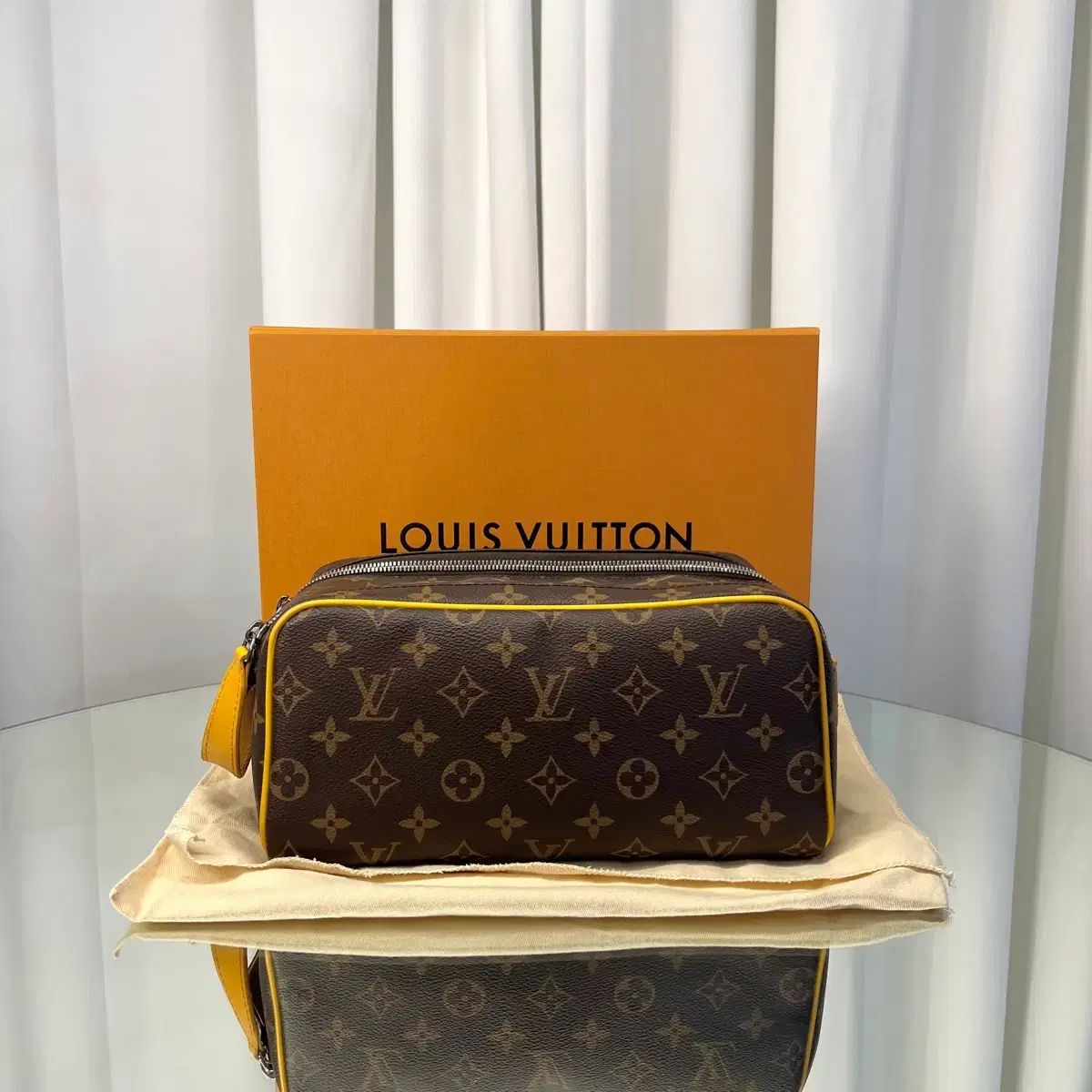 OS Louis Vuitton ルイヴィトン モノグラム ドウキ ット ポーチ