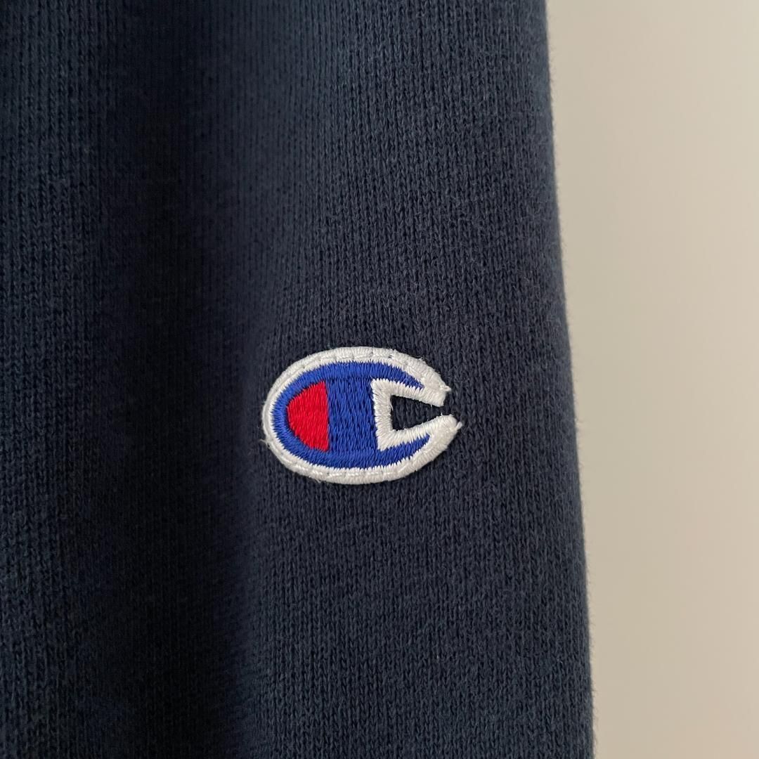 Champion リバースウィーブジャケット スナップボタン 刺繍 ラインリブ 