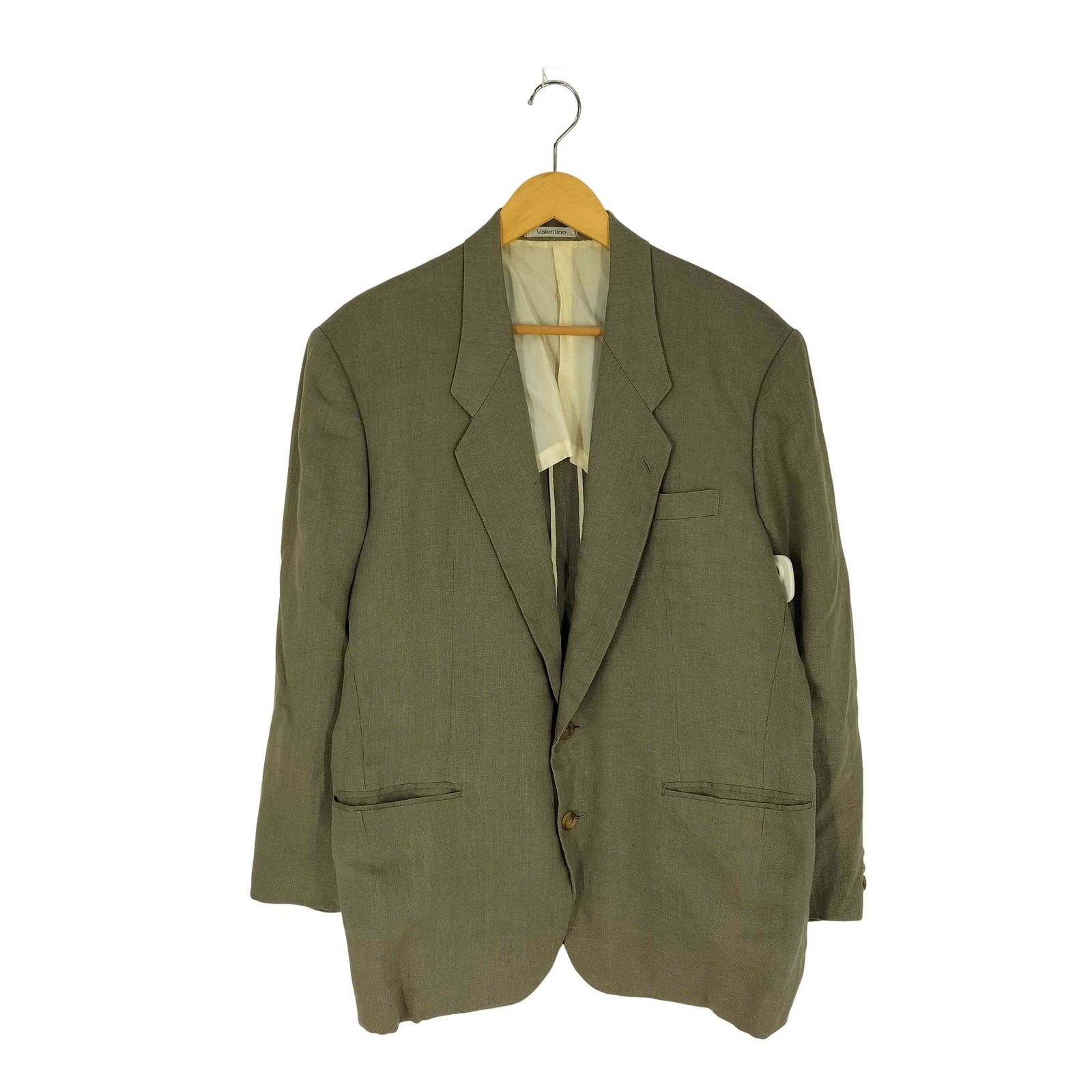 バレンティノウオモ VALENTINO UOMO リネン100% テーラードジャケット