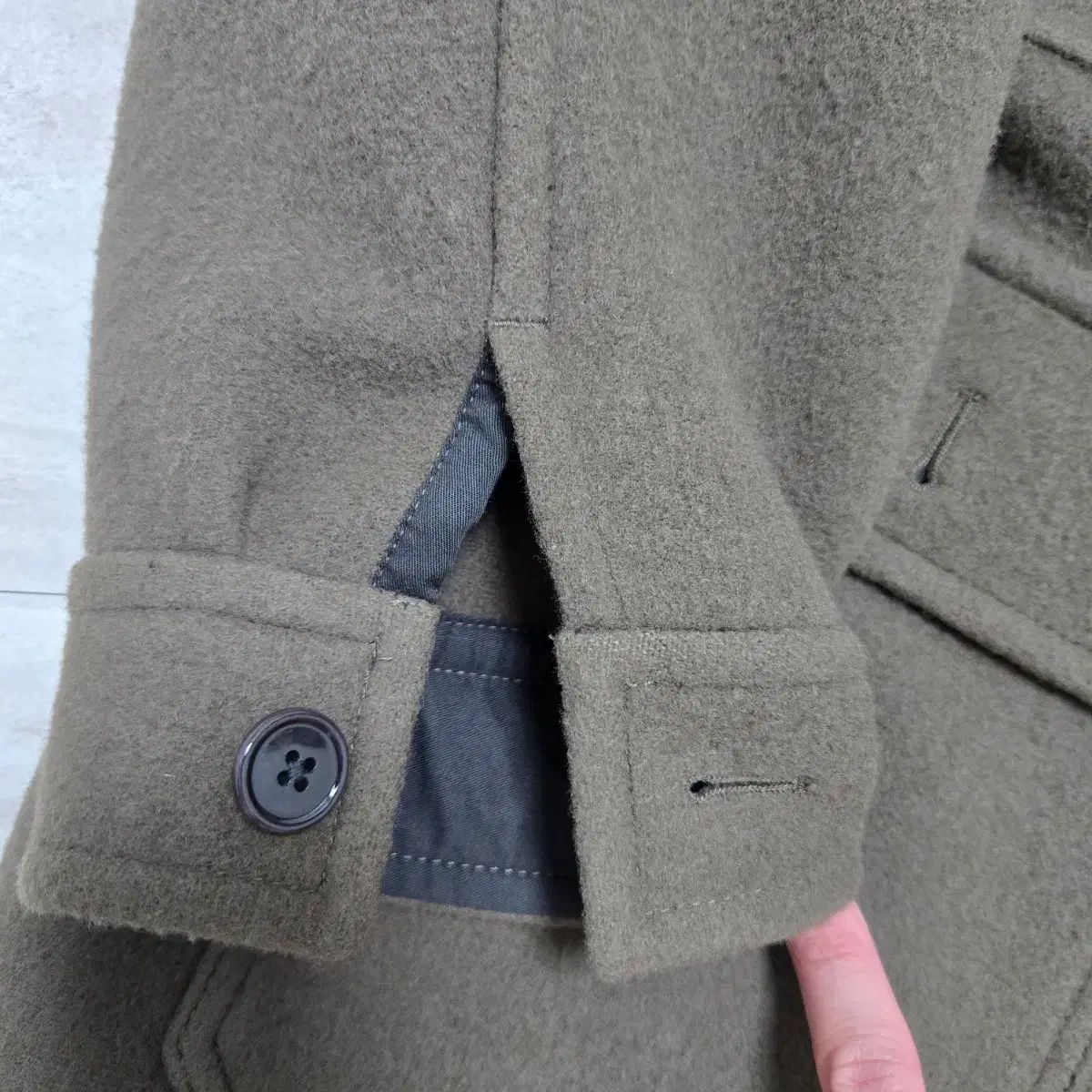 44 ルメール ウール ハンティング ジャケット DARK SQUIRREL