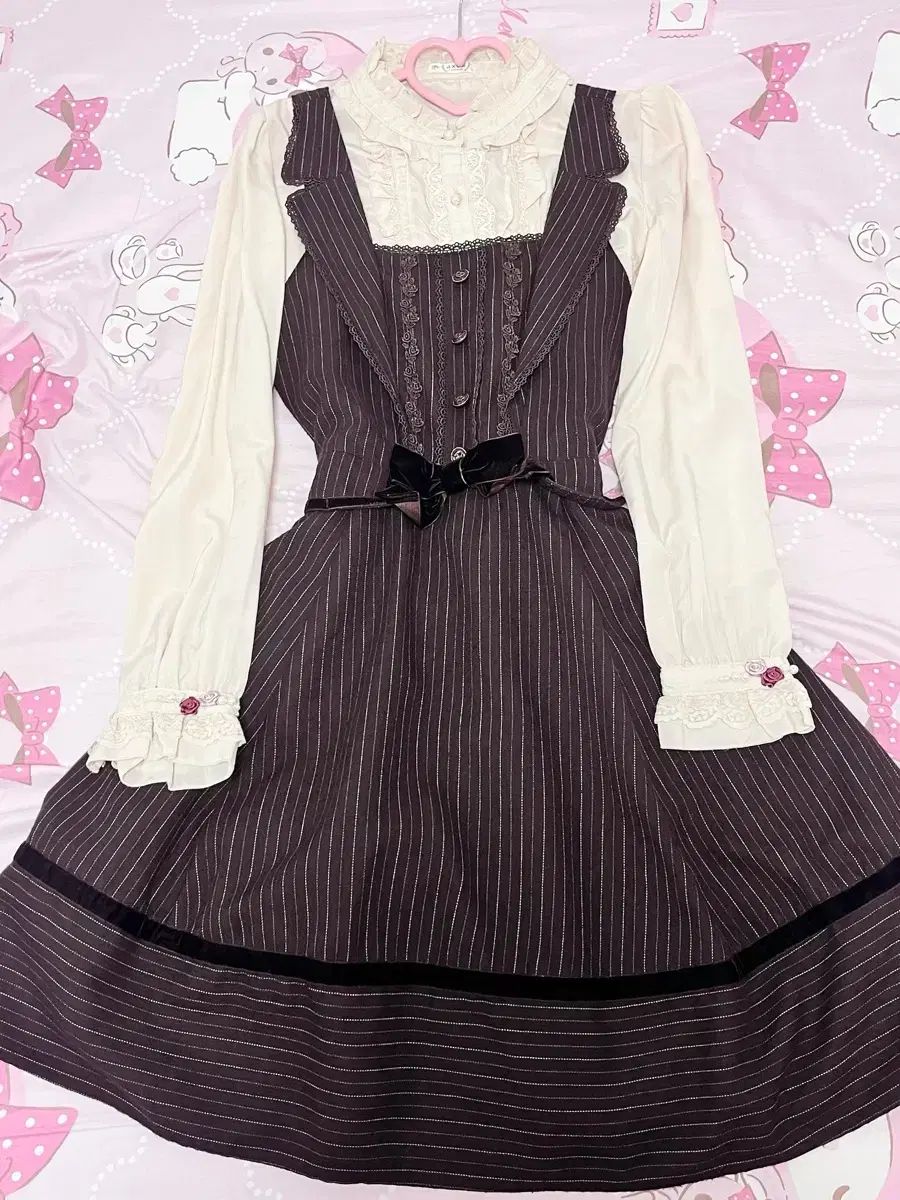 ピンクセスヴィンテージ アクシーズファム ブラウス スカート ONE PIECE SET UP ラテギャル リズリサ