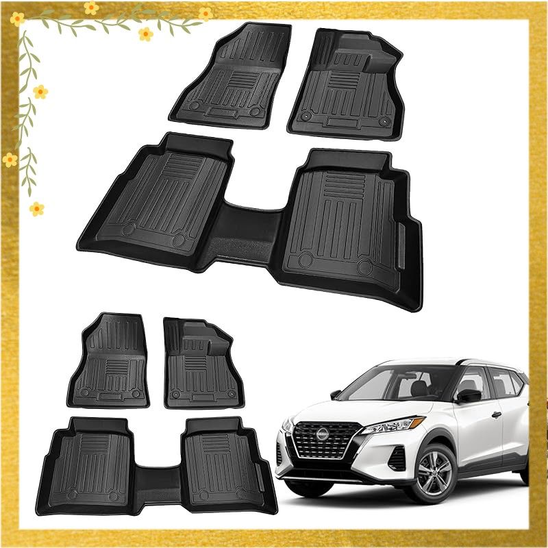 適合対応日産 キックス ハイブリッド フロアマット モデル kicks e Power 3 D防水マット TPE素材 防水 耐汚れ 耐摩擦 簡単取付 保護パーツ カー用品 1