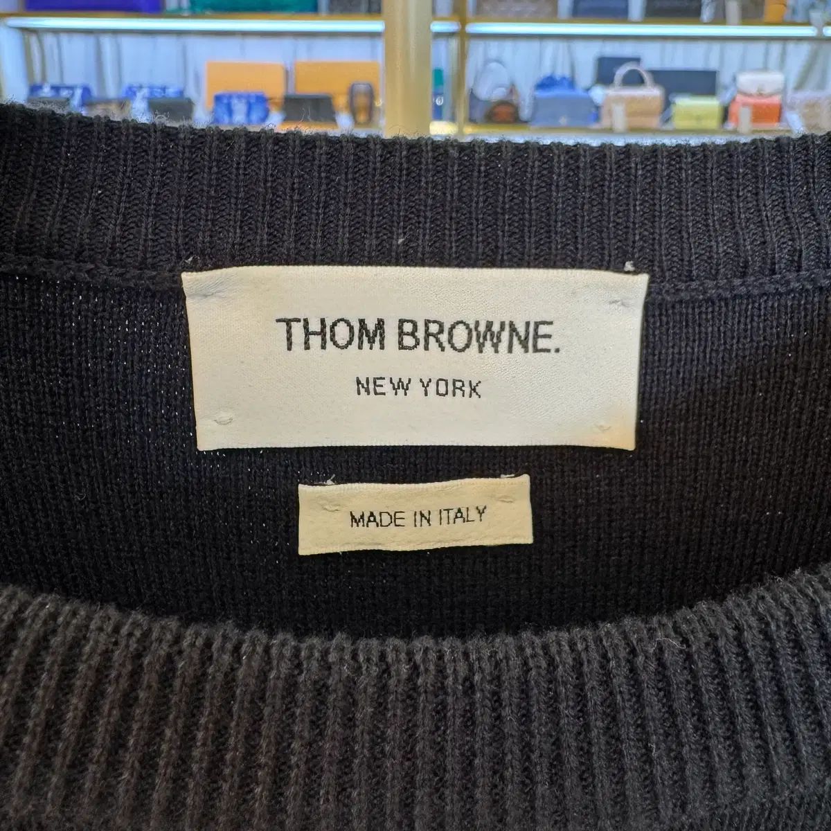 トム ブラウン ミラノステッチ アームバンド ニット