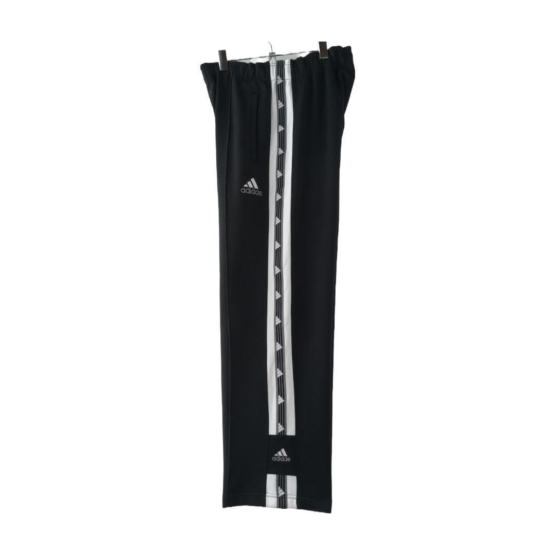 90s adidas トラックパンツ ジャージ 刺繍 ロゴライン 万国旗 - メルカリ