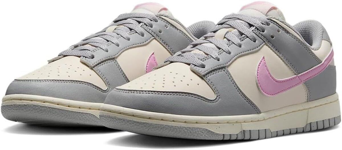 ナイキ ダンク ロー NN W DUNK LOW ライトスモークグレー ペールアイボリー ピンクライズ DD 1873-002 23.5 cm
