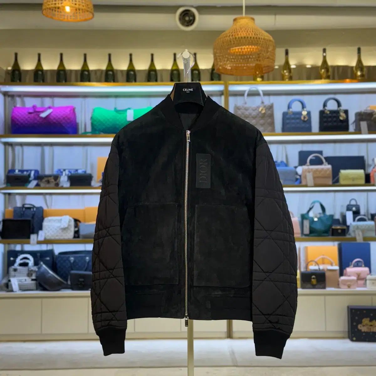 ディオール スウェード ツーウェイ ジップアップ ブルゾン