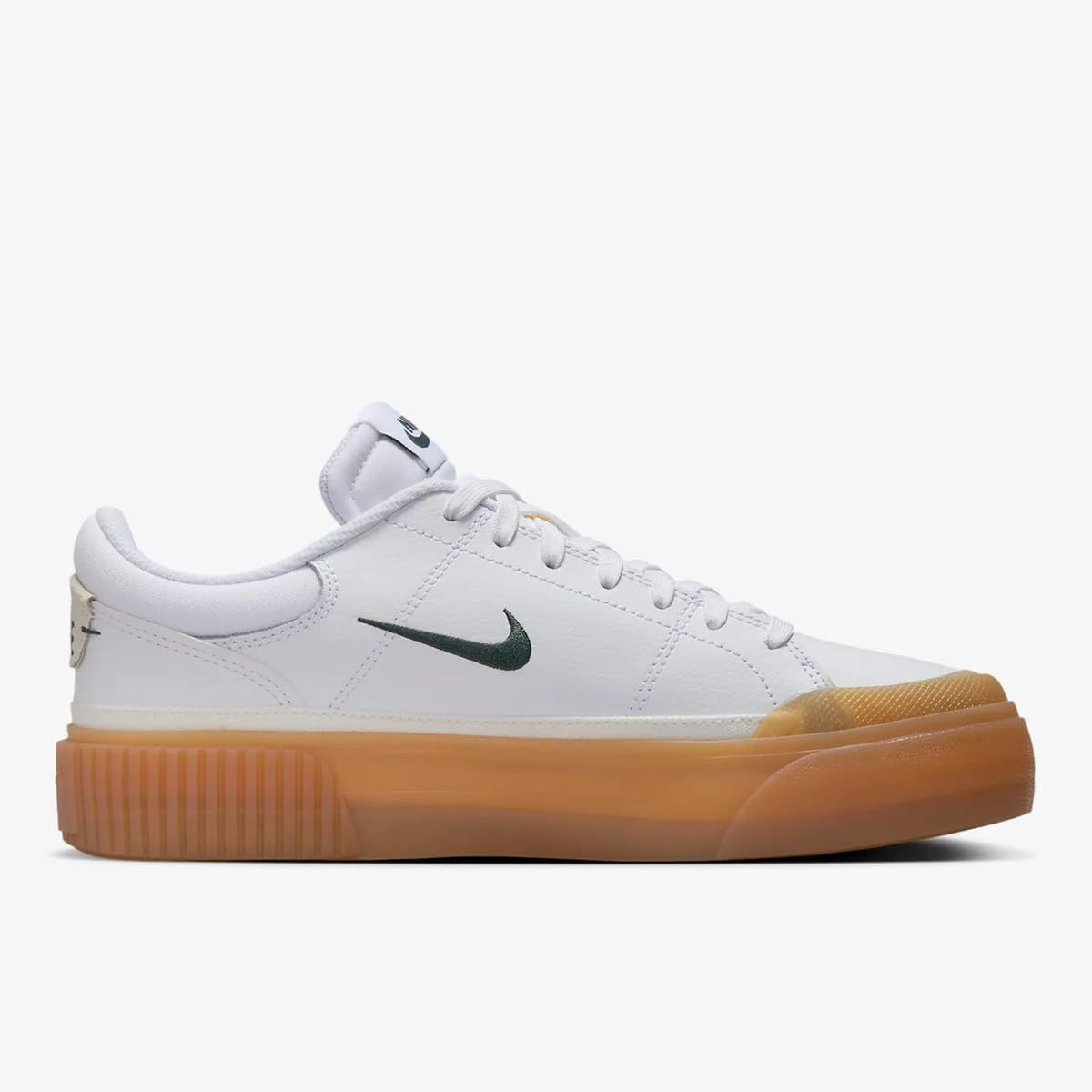 ナイキ コート レガシー リフト W COURT LEGACY LIFT ホワイト ガムイエロー セイル ビンテージグリーン FV 5526-100 日本 23.5 cm