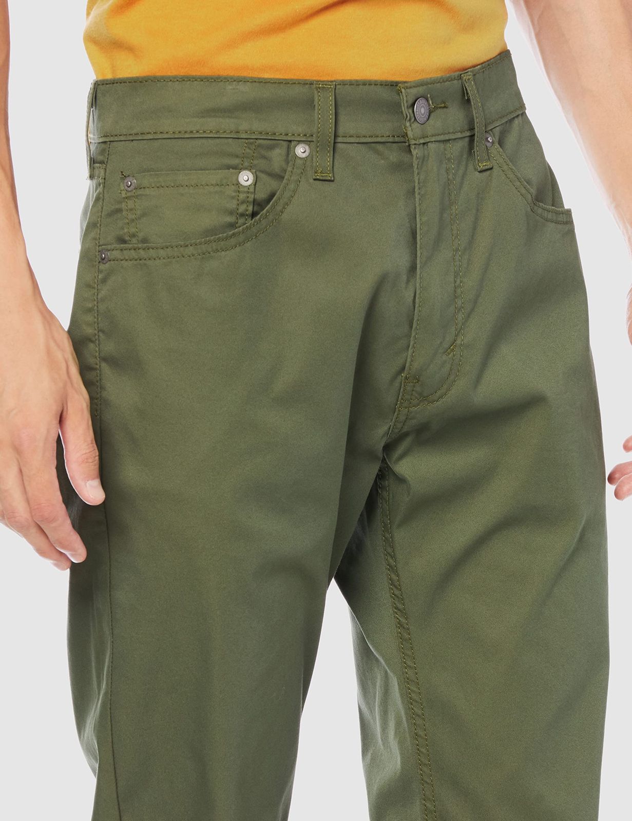 リーバイス ジーンズ 505 T レギュラーストレート メンズ OLIVE NIGHT W 36 L 32