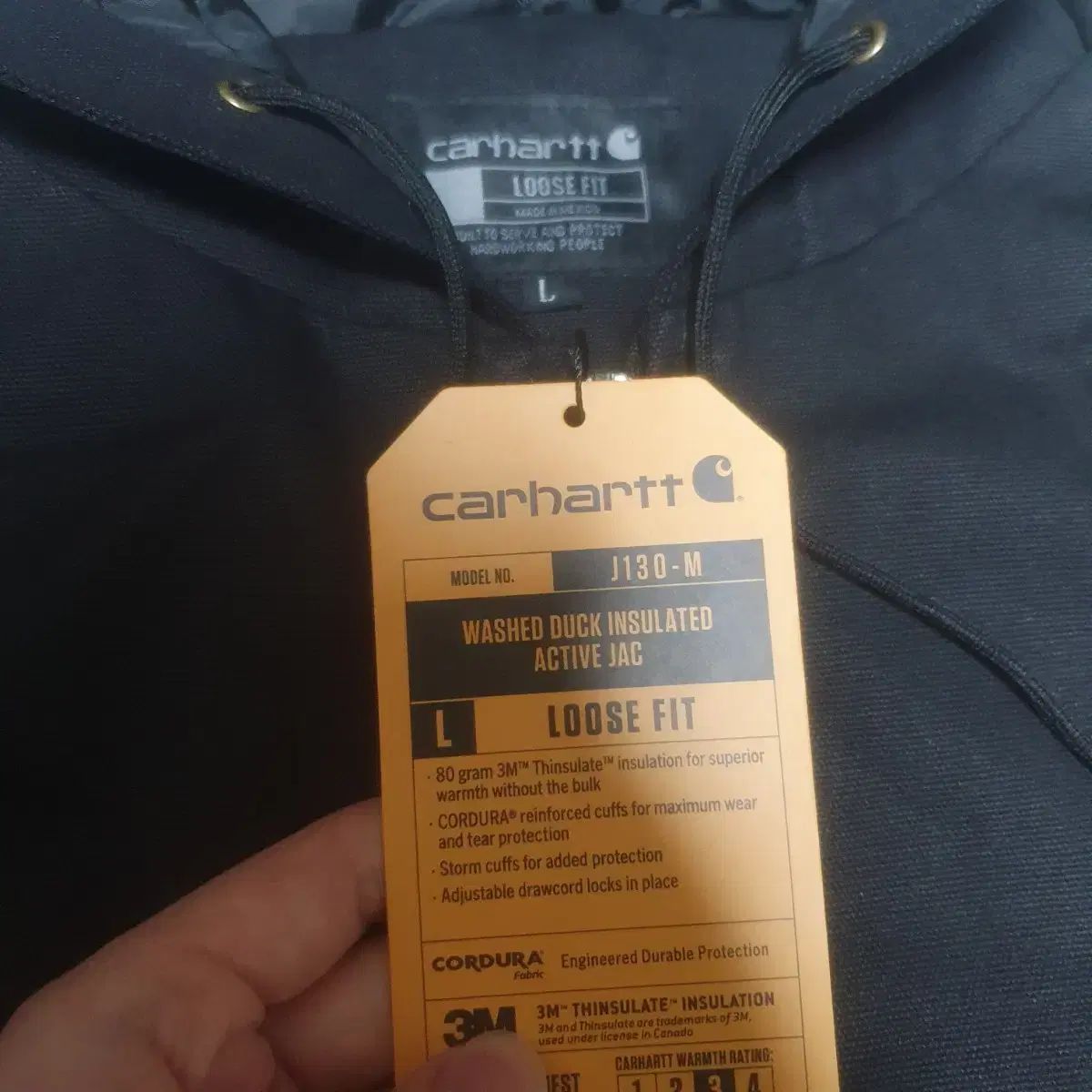 105 カーハート キルティング WHO ジャケット アクティブ