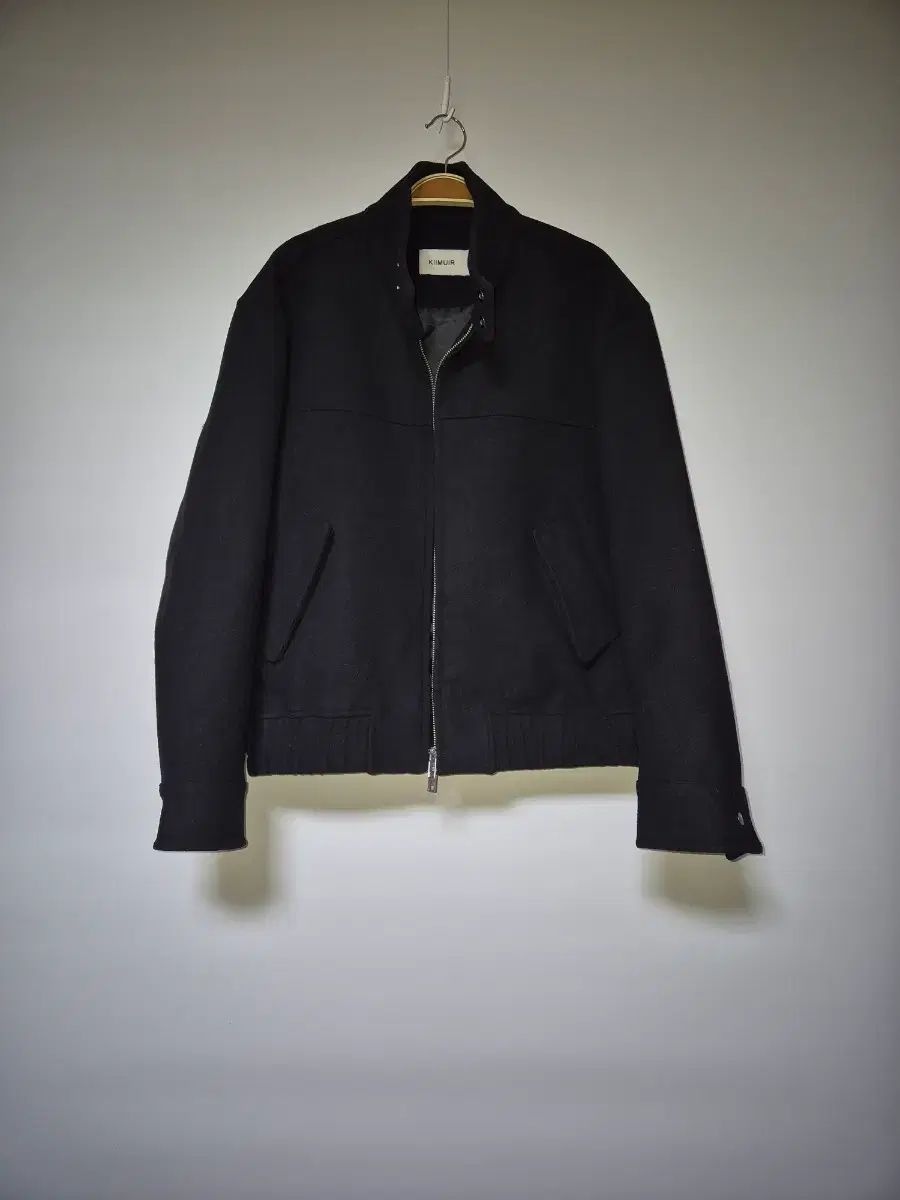 KIIMUIR キミュア ウール ハリントン ジャケット ブラック M