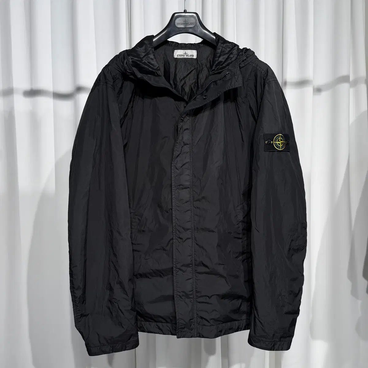 25 SS STONE ISLAND ストーンアイランド クリンクルレップス R-NY フード ウィンドブレーカー ジャケット 3 XL