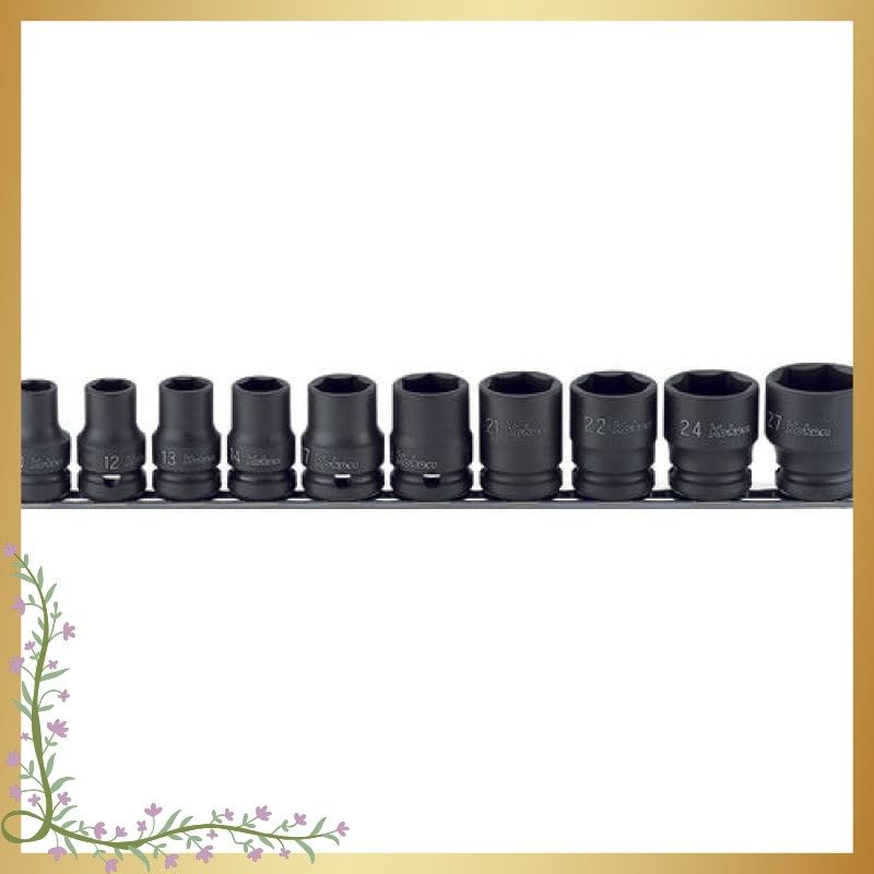 研究所 Ko-ken インパクト6角ソケットレールセット 10 差込角 12.7 mm 薄肉 10点 0