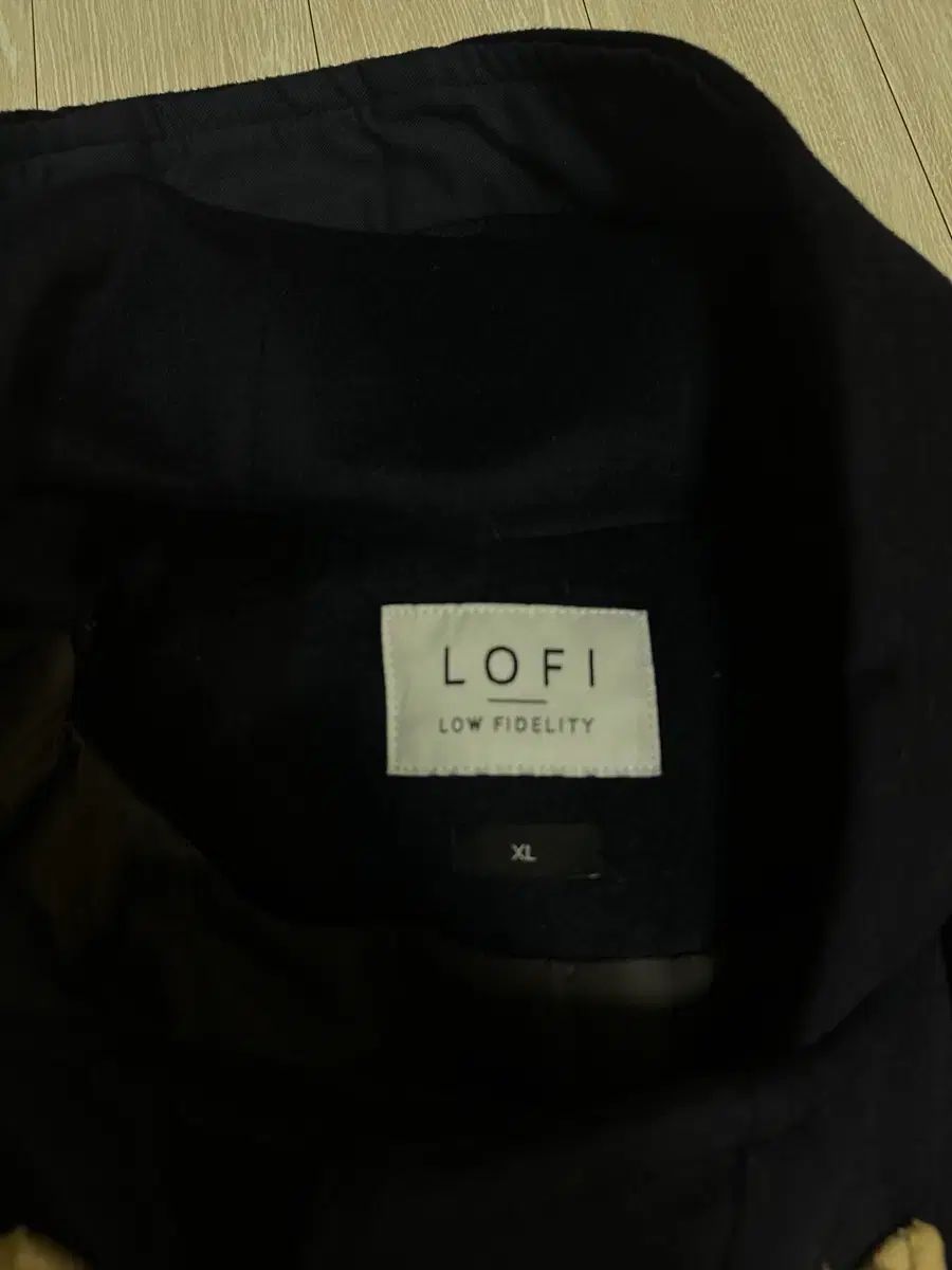 LOFI ロファイ フード ダッフルコート ネイビー xl