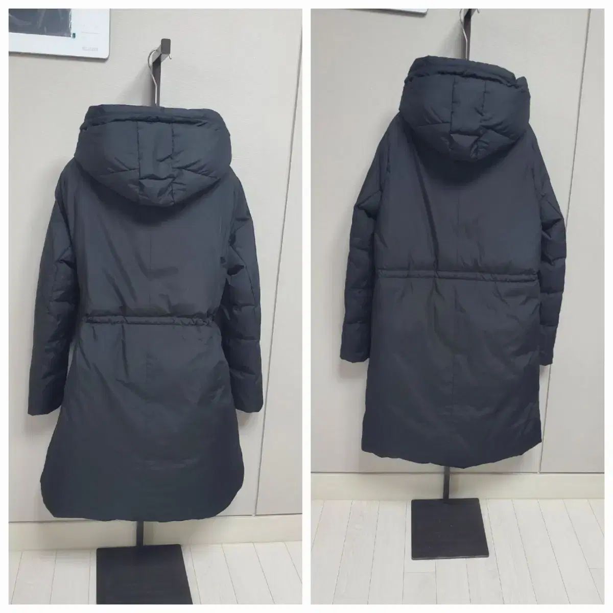 状態良し KOLON SPORT コーロンスポーツ ハイ LINE グースロングダウン ブラック 95 ユニセックス