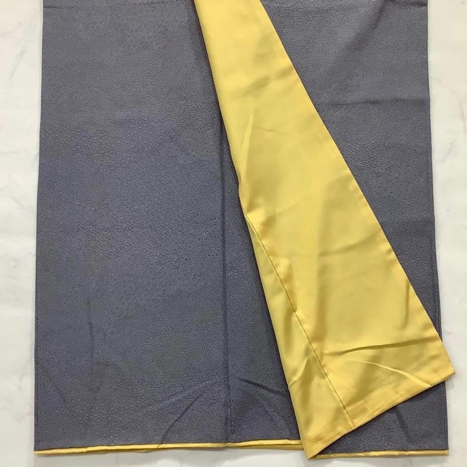 kimono one⬛️男前屋⬛️男着物⬛️素敵な江戸小紋⬛️正絹⬛️袷⬛️半襟付き⬛️ガード加工⬛️スコッチガード⬛️裄71