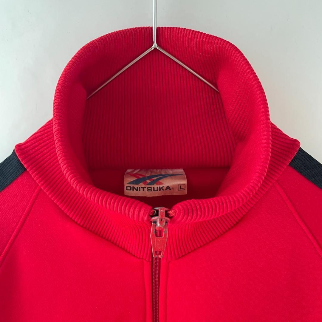80s ONITSUKA TIGER トラックジャケット ワンポイント 希少 - メルカリ