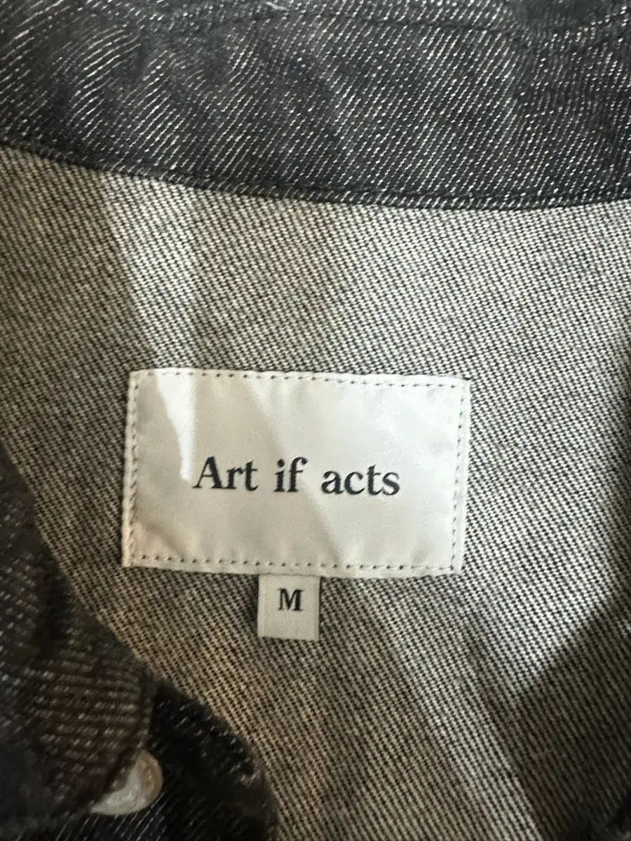 Art if acts デニム ウォーク ジャケット ブラック m サイズ