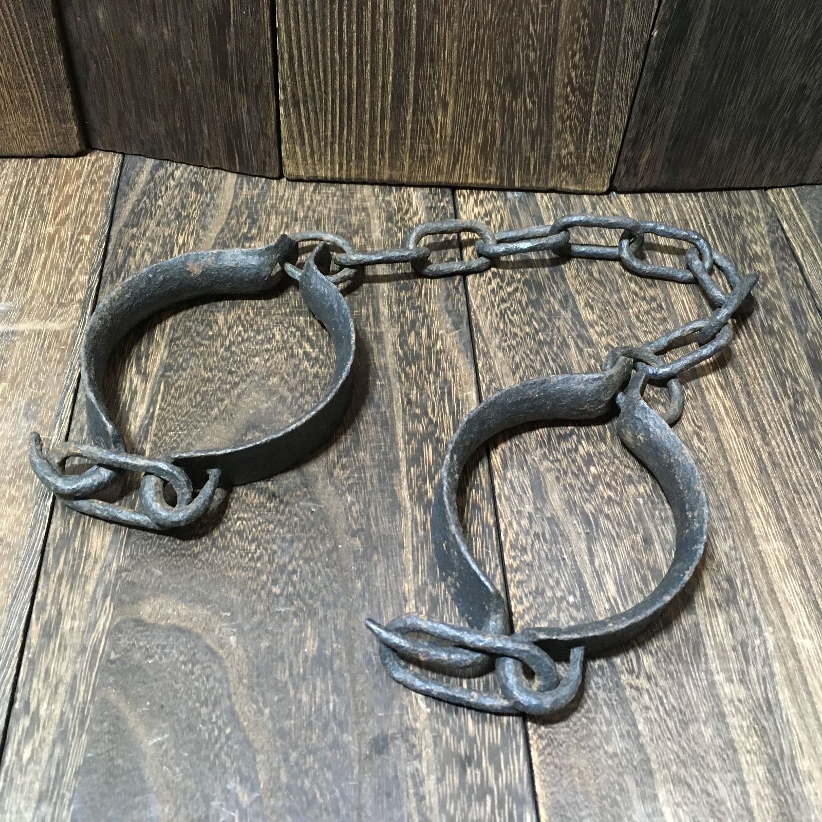 アンティーク 雑貨 手枷 足枷 手かせ 足かせ 古道具 インテリア
