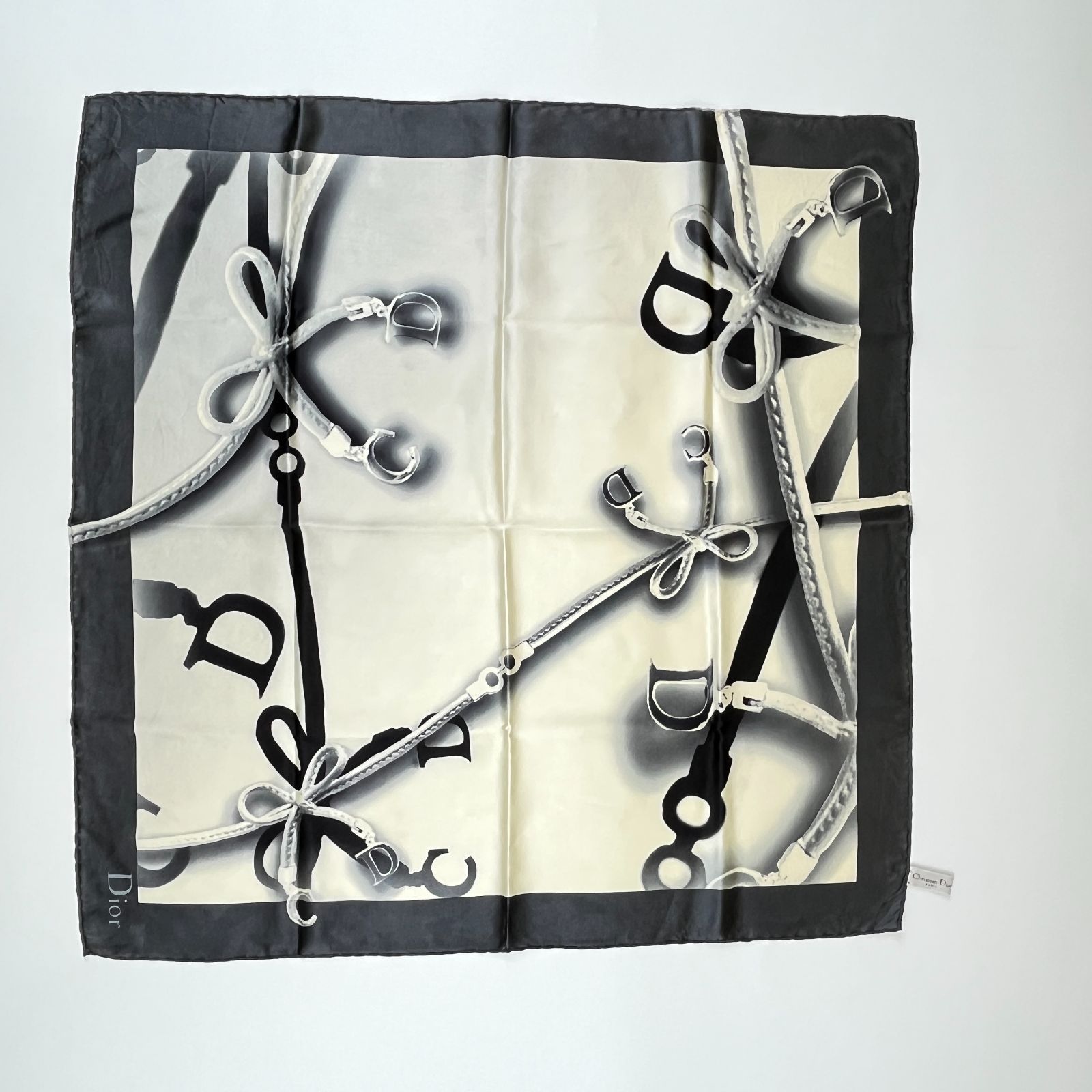 中古】Christian Dior クリスチャンディオール シルク スカーフ マルチ