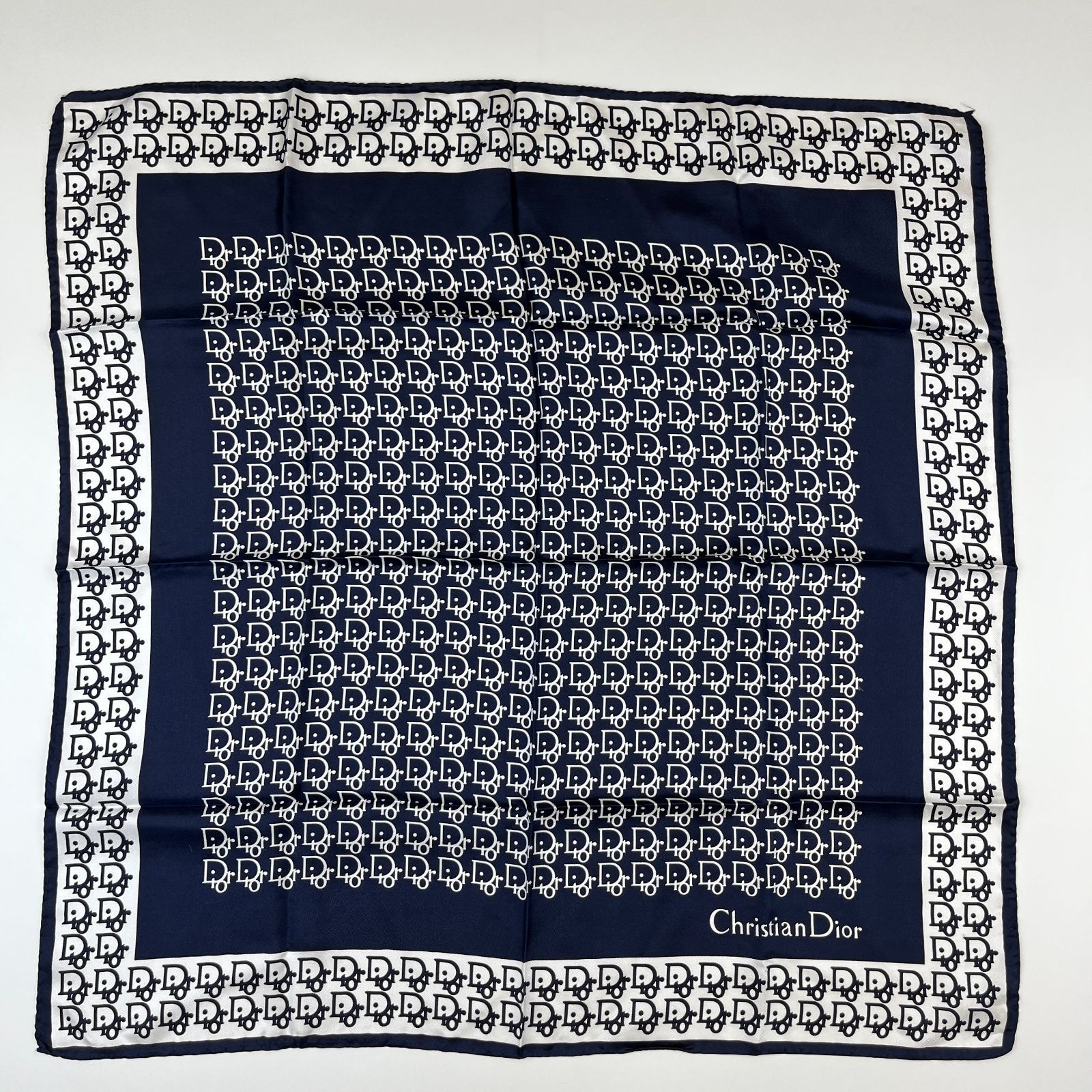 中古】Christian Dior クリスチャンディオール シルク スカーフ