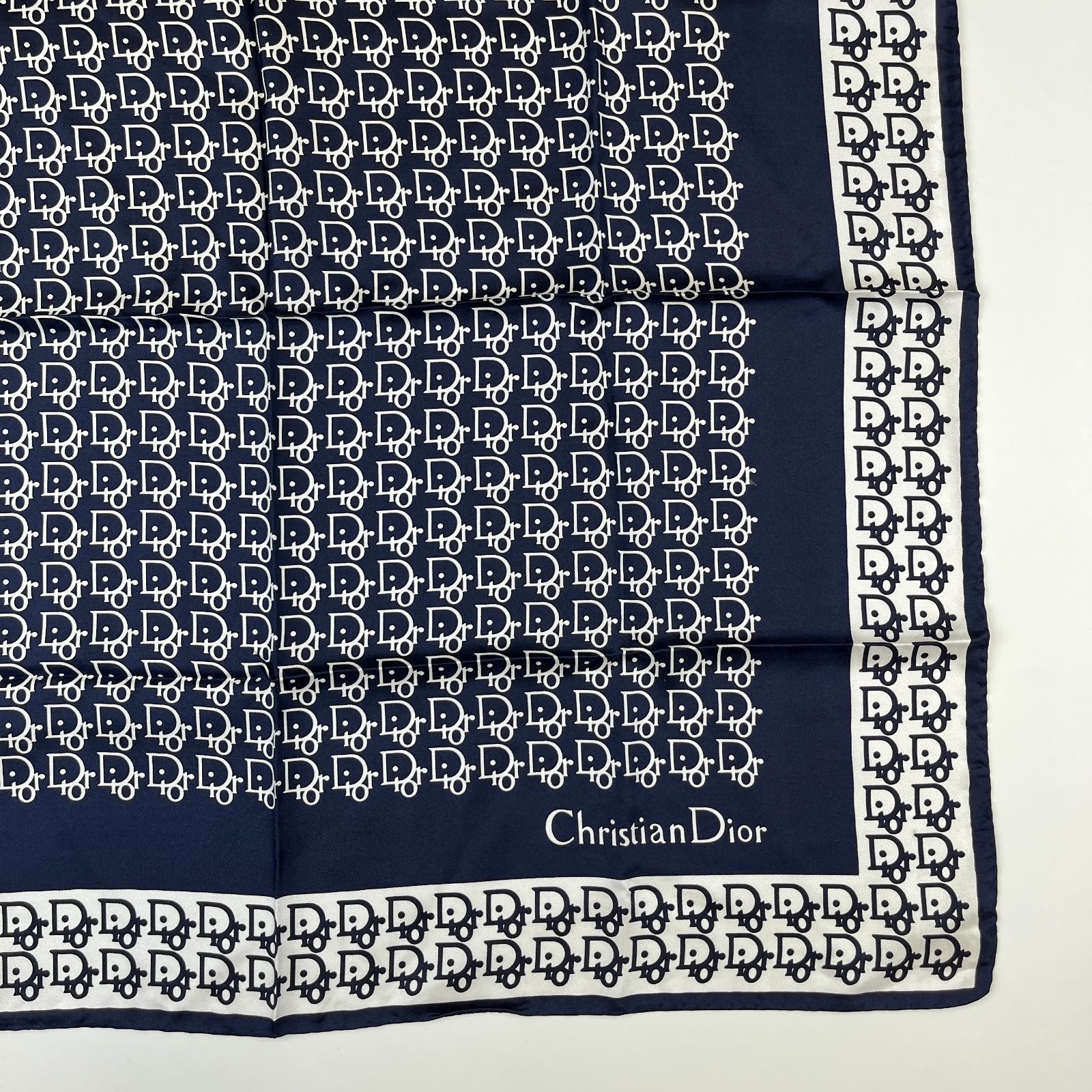 中古】Christian Dior クリスチャンディオール シルク スカーフ
