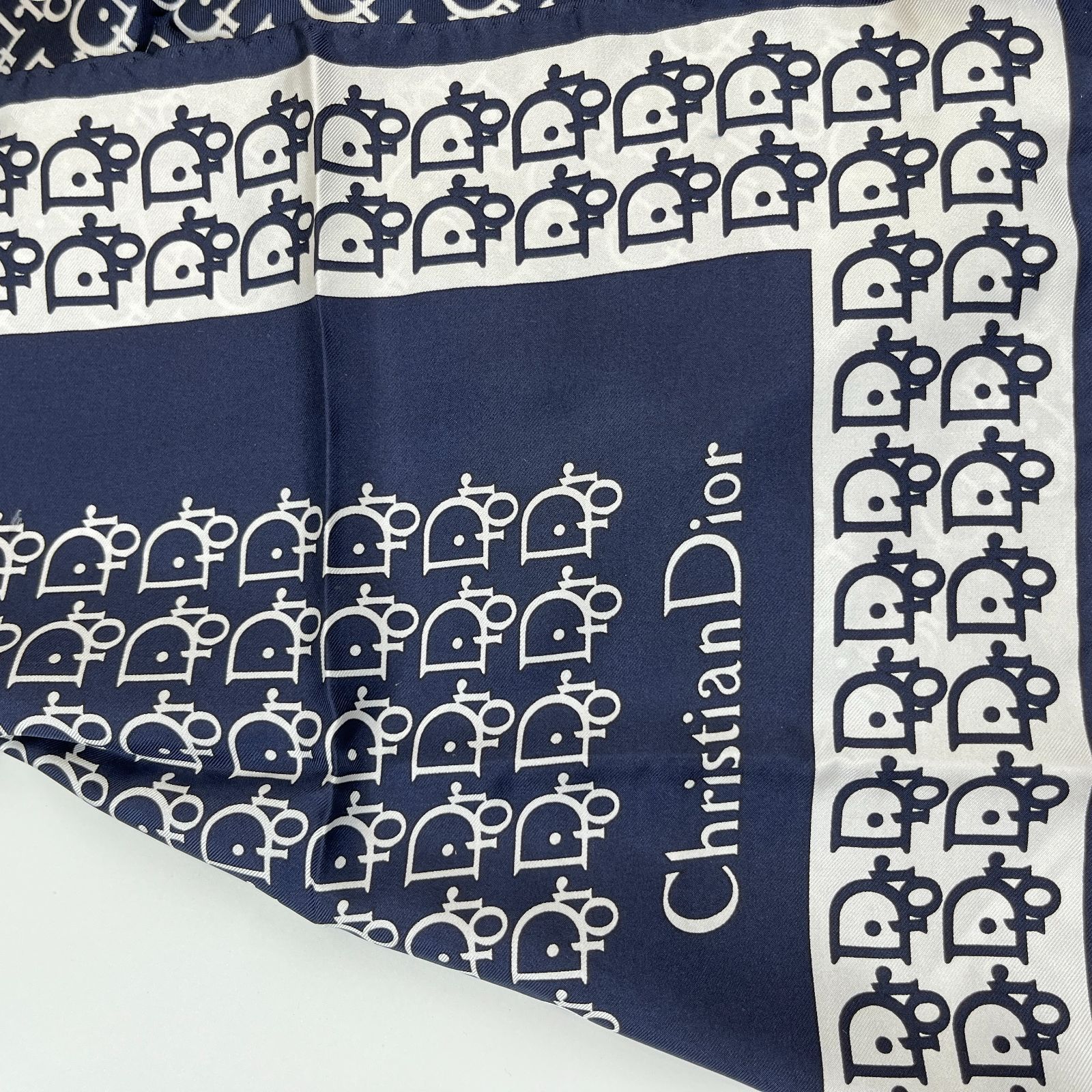 中古】Christian Dior クリスチャンディオール シルク スカーフ