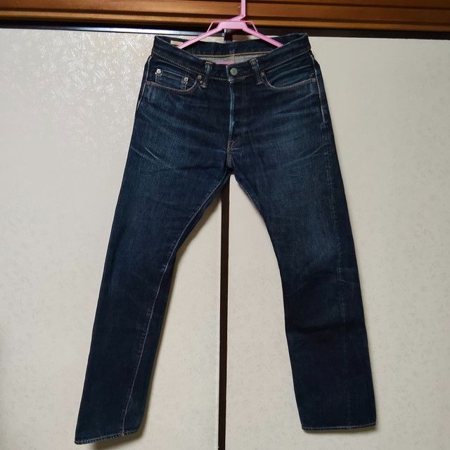 桃太郎ジーンズ セルビッジジーンズ デニム 赤耳 色落ち 鬼ヒゲ