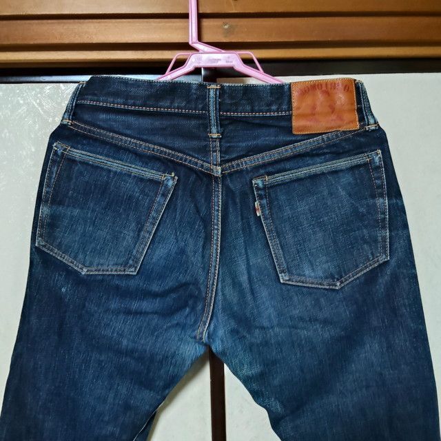 桃太郎ジーンズ セルビッジジーンズ デニム 赤耳 色落ち 鬼ヒゲ