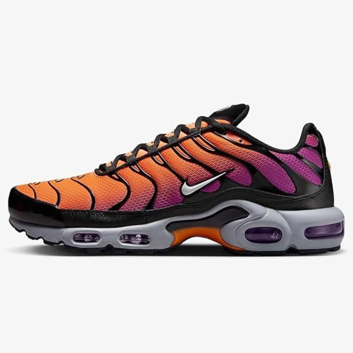ナイキ エア マックス プラス AIR MAX PLUS ブラック トータルオレンジ ビビッドパープル フォトンダスト DM 0032-014 26.0 cm