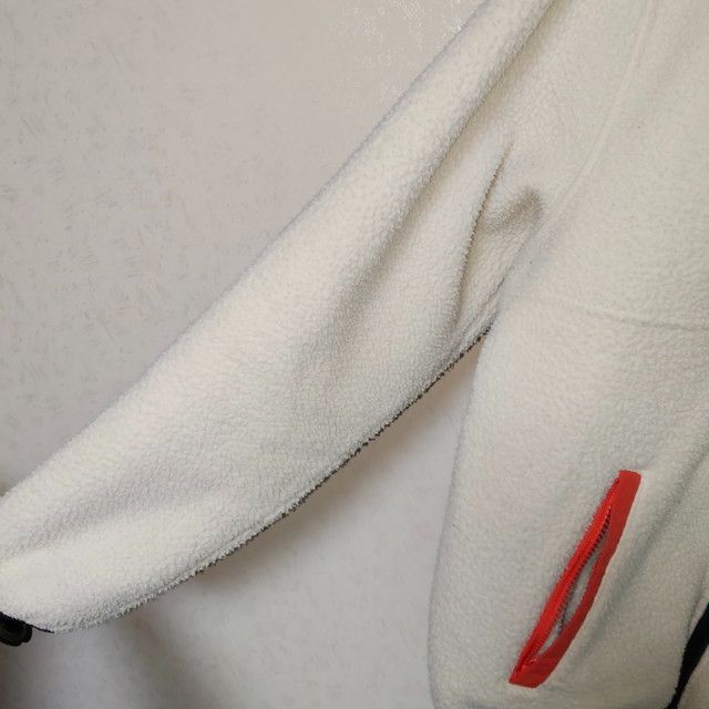 STUSSY ステューシー シェルパ ボア フリースジャケット オフホワイト 