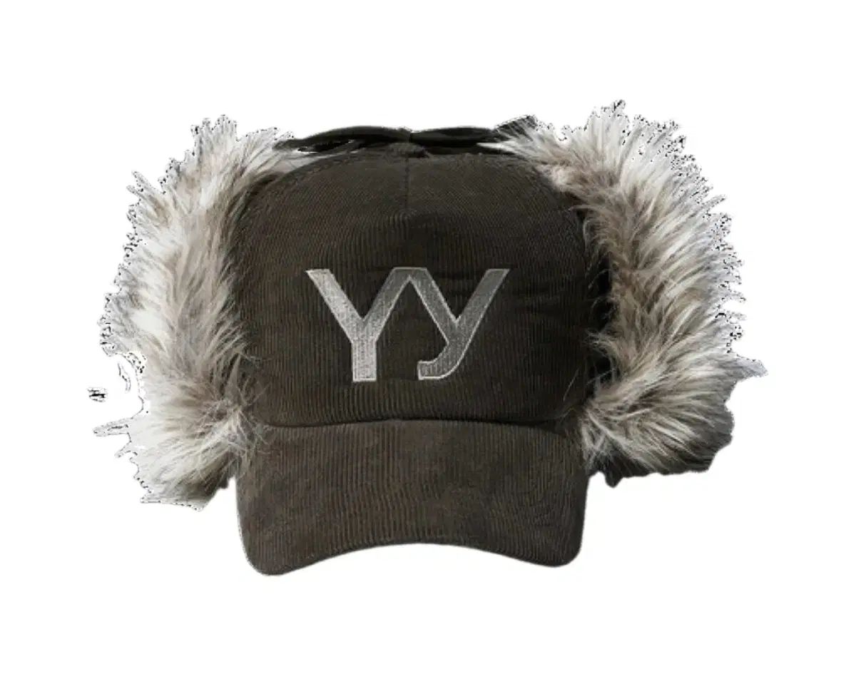 Open YY オープンワイワイ ポウ ファー コーデュロイ イヤーフラップ キャップ カーキ