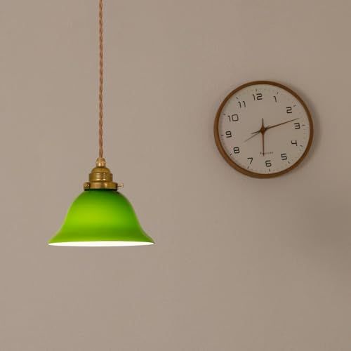 ペンダントライトガラス 真鍮 E 26口金 LED電球付属 引掛けシーリングライト 照明器具 天井 吊り下げ灯 北欧 おしゃれ かわいい 手作り 17 fa 8968