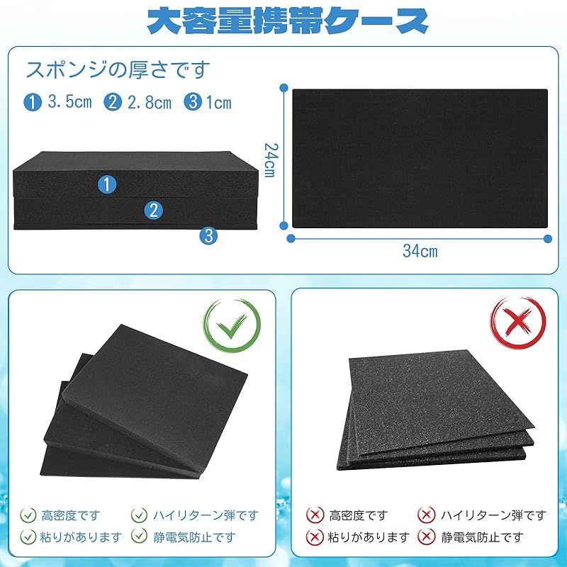 【迅速発送】TORIBIO アルミツールケース アルミケース 大型 アタッシュケース ブロッククッション付き 鍵付き プロテクトツールケース 精密機器 大容量 保護収納 専用収納ケース 耐衝撃 1