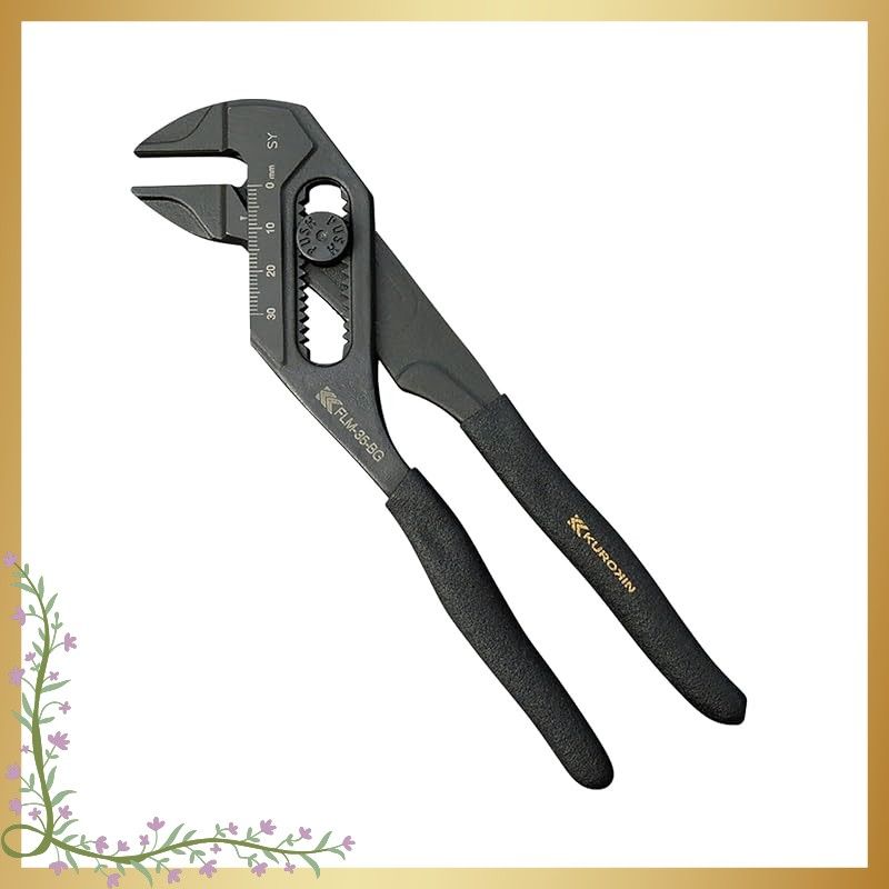 迅速発送】フジ矢(Fujiya) パワーモンキープライヤー 黒金 全長183mm