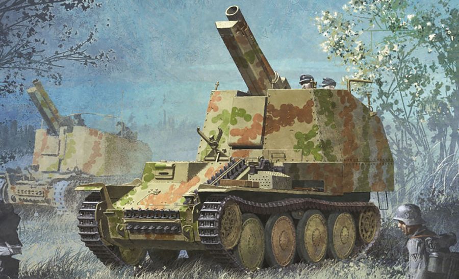 ドラゴン 1 35 WW II ドイツ軍 15 cm 自走重歩兵砲 グリレK型 マジックトラック アルミ砲身付属 プラモデル