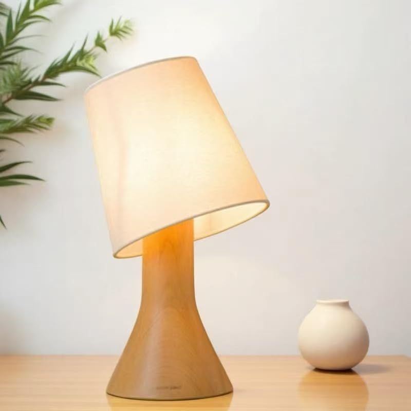 belaDESIGN テーブルランプ 間接照明 ドイツ産 ブナ 天然木 木製 調光 LED対応 USB給電式 高さ 26 cm