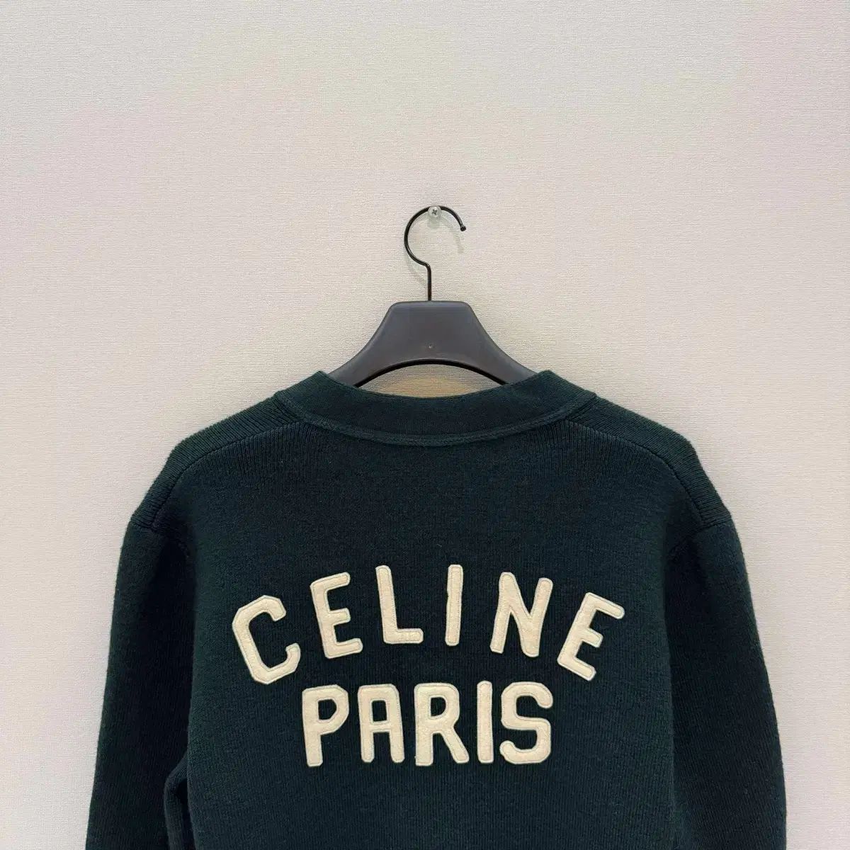 Mサイズ Celine セリーヌ カレッジ ロゴ カーディガン - メルカリ