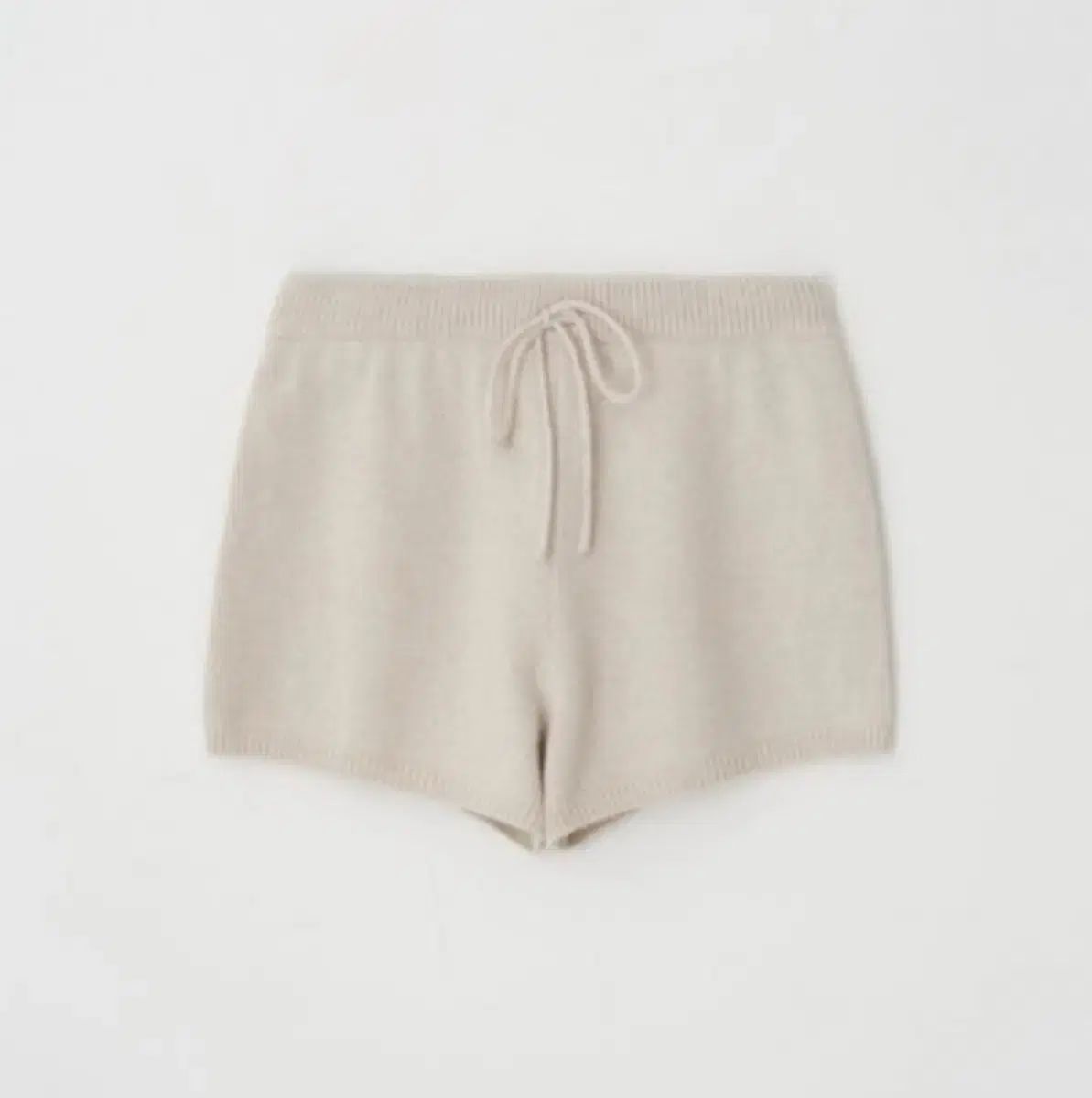 ユンショップ ke ニットショーツ チャコール